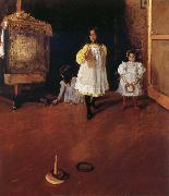 William Merritt Chase Vote Circle oil on canvas